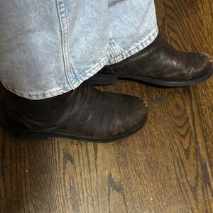 Boots Rich Brown Leather Women's Footwear